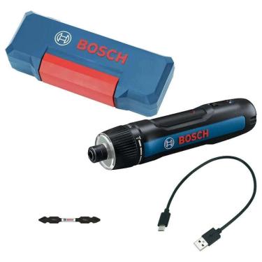 Imagem de Parafusadeira 3,6V 360 RPM Bivolt com Bit e Estojo GO 3 BOSCH