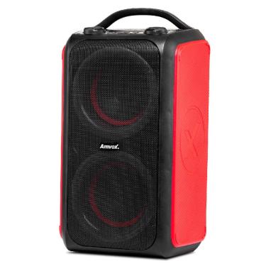Imagem de Caixa de Som Acústica Bluetooth 600W ACA600 Bagvox Amvox Vermelha