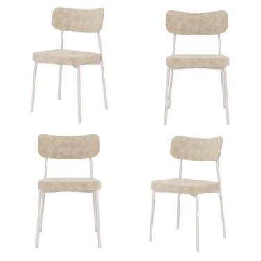 Imagem de Kit com 4 Cadeiras para Sala de Jantar Mona Yescasa