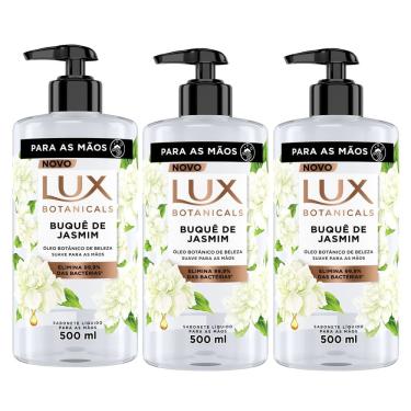 Imagem de Kit 3 Sabonete Líquido Lux Botanicals Capim Limão e Frangipani 500ml
