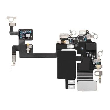 Imagem de Risidamoy Cabo flexível para antena WiFi iPhone 14 compatível com iPhone14 WLAN peça de substituição de antena 6,1 polegadas com ferramenta de reparo pinça de chave de fenda A2649 A2881 A2882 A2883