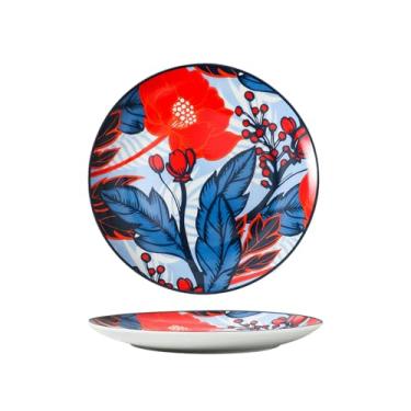 Imagem de Prato de sobremesa de cerâmica arte bolo de frutas restaurante hotel - disco de 25,4 cm -A