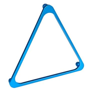 Imagem de MoyanSuper Rack de bola de bilhar de liga de alumínio Rack triangular de bola de bilhar para bolas de sinuca, suporte de posicionamento de bola de mesa de bilhar