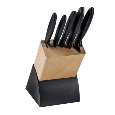 Imagem de Faqueiro Plenus 6 Peças +Jogo Facas E Chaira Tramontina