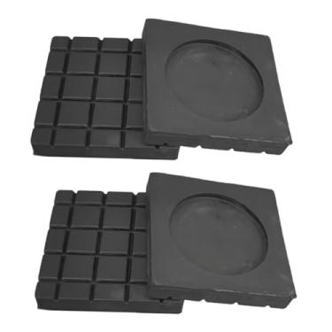 Imagem de IEUDNS 4 peças almofadas antivibração para máquina de lavar, amortecedores, evita ruídos, pedestais de borracha para lavadora e secadora, compressor de sofá