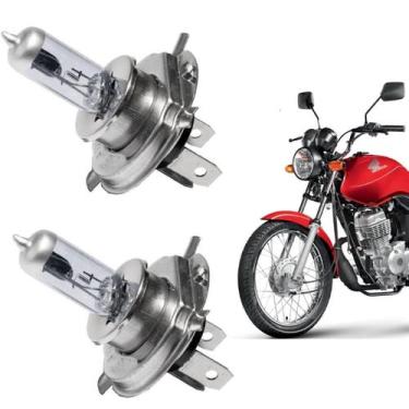 Imagem de Par Lampada Farol H4 35W35 12V Titan Fan Ybr Factor 125 Yes - Kd