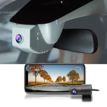 Imagem de Fitcamx Câmera de painel frontal 2K + traseira 1080P adequada para Acura ADX 2025-2026 (HD2-6350), aparência de fábrica OEM, vídeo HD duplo, WiFi e aplicativo integrados, gravação em loop, sensor de