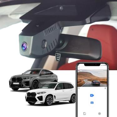 Imagem de Fitcamx 4K Dash Cam Adequada para BMW X5 X5 M Hybrid & X6 X6 M 2024-2026 (G05/G06), Integrado OEM Olhar, 2160P UHD Vídeo, WiFi & APP, Loop Gravação, G-Sensor, Plug & Play, Noturna Visão, 64GB Cartão