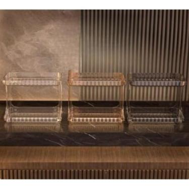 Imagem de Mesa de maquiagem maquiagem organizador rack(1 peca)