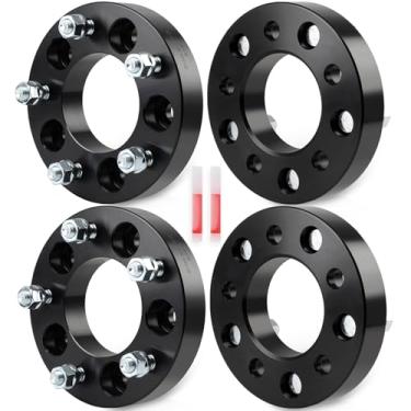 Imagem de ECCPP Conjunto de 4 espaçadores de roda de 3,2 cm 5 x 5,31 5 x 135 kit adaptador espaçador de roda com furo de cubo M 12x1,5 87,1 mm para C/V Caprice Grand Caravan Impala Journey Pacifica Roadmaster
