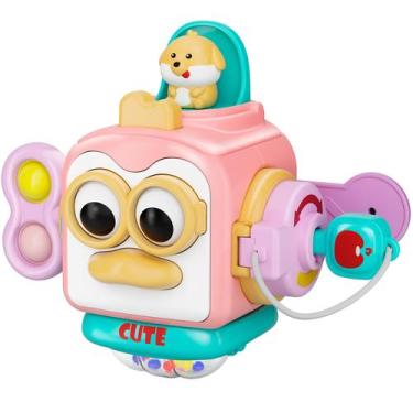Imagem de Brinquedos Montessori OSIMILY Busy Cube para meninas de 1 a 3 anos com