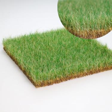 Imagem de Ylutex Diorama de 16 mm de altura - flores - grama rasgada à mão, dossel verdejante, verde, grama estática para modelo-trem-cenário, terreno de jogos de guerra, dioramas e artesanato DIY