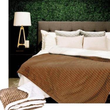 Imagem de Cobertor Edredom Extra Macio Dupla Face King Carneiro - 0