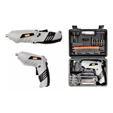 Imagem de Parafusadeira Portátil com Bateria Recarregável e 47 Acessórios - SHOP
