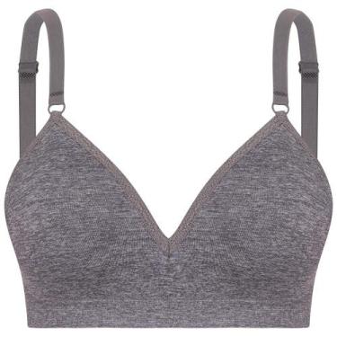 Imagem de Sutiã Sem Aro Com Bojo Trifil daily 4935 s/ costura original, M, Mescl