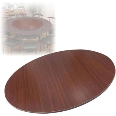 Imagem de Mesa Giratória Lazy Susan Para Mesa De Jantar Redonda, 50 70 90cm Bandeja Giratória Grande Com Rolamentos Silenciosos, Placa Rotativa, Bandeja Giratória De Madeira, Placa Gi, D, 100cm-39in