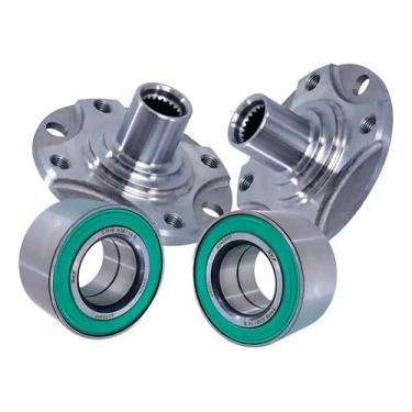 Imagem de Kit 2 Cubo Dianteiro CRC04003 com Rolamento BAHB636114 Compatível com Celta Corsa Classic Prisma Agile Tigra – Aplicações 1994 a 2015