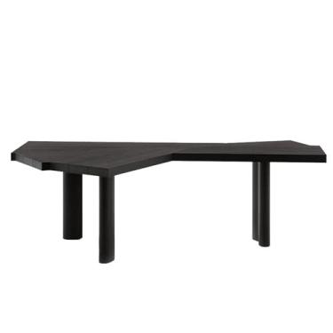 Imagem de ZzleoyuUUs-12 Mesa de escritório em forma de mesa de madeira maciça em forma de chefe mesa de negociação de recepção mesa de trabalho moderna minimalista estudo estudo mesa de escrita (240 * 120