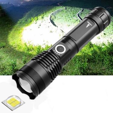 Imagem de Lanterna Tática LED CREE Lorben T9 P70 168000W 333000 Lúmens Zoom 2000