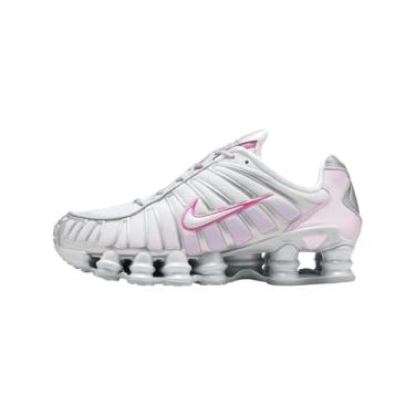 Imagem de Nike Tênis feminino Shox TL (HV2520-001, platina etálico/espuma rosa/branco/Pinksicle), Platina Etallic/Espuma Rosa/Branco/Pinksicle, 12