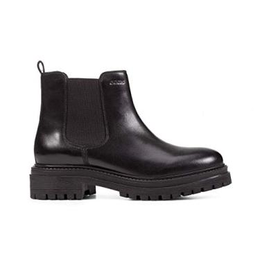 Imagem de Geox Botas femininas de cano curto pretas IRIDEA 2, Preto, 10.5