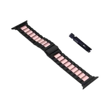 Imagem de Pulseira De Aço Inoxidável De 46mm 49mm Para Apple Watch Ultra, Bracel