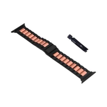 Imagem de Pulseira De Aço Inoxidável De 46mm 49mm Para Apple Watch Ultra, Bracel