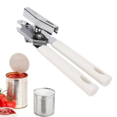 Imagem de Pssopp Manual Abridor de Lata, 360 Graus Rotating Handle Labor Saving Wear Proof Multifuncional Handheld Abridor de Garrafas para Cozinha Ferramenta