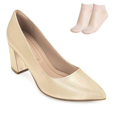 Imagem de Scarpin Salto Piccadilly e Meia D PD25-74513