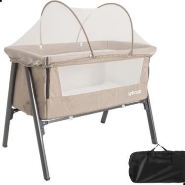 Imagem de Berço Portátil Infantil Encaixa Na Cama Lado A Lado Moises - Benibee Sleep (MELAGE CAPPUCCINO)