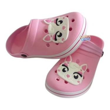 Imagem de Sandália Fechada Marie Leve Gatinha Confortável (Rosa Bebê, BR, Criança de 9 a 12 anos, Faixa Numérico, 33, 34)