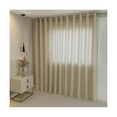 Imagem de Cortina Duplex Mônaco 5,40x2,50m Cinza - Bella Janela