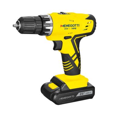 Imagem de Furadeira e Parafusadeira a Bateria MPB-21 Bivolt Menegotti