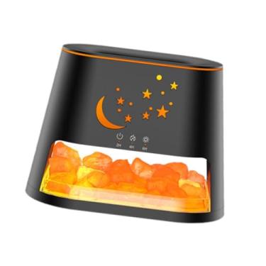 Imagem de Bothyi Umidificador de ar, difusor de óleos essenciais, portátil, desligamento automático, iluminação silenciosa com luz colorida, fragrância para casa, Preto