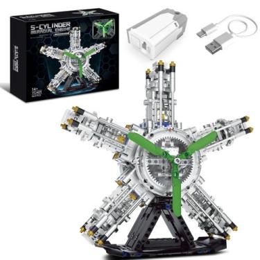 Imagem de Conjunto de construção BSESparklion, motor radial de 5 cilindros, 863 