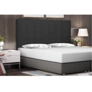 Imagem de Cabeceira Verona Para Cama Box Solteiro 90 cm Suede S04 - D'Rossi - DR