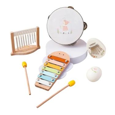 Imagem de Almencla Conjunto de instrumentos musicais para bebês Instrumentos de percussão educativos para meninos e meninas
