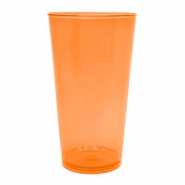 Imagem de Kit 6 Unidades Copos Festa Caldereta 390ml - Aloha (Laranja Neon)