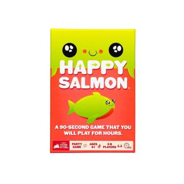 Imagem de Jogo de cartas Exploding Kittens Happy Salmon para toda a família