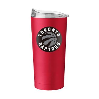 Imagem de FANMATS Copo de aço inoxidável NBA Toronto Raptors de 590 ml – Acabamento em pó durável – Serve para a maioria dos porta-copos, copo NBA oficialmente licenciado – Mantém bebidas quentes e frias