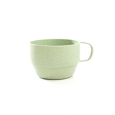 Imagem de Caneca Copo de Leite Estilo Europeu Caneca de Café Simples Café da Manhã Copo de Beber Amigável Caneca de Café (Cor: Verde)