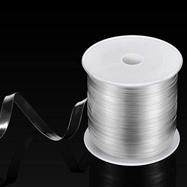 Imagem de Sutiã transparente com alça elástica leve BBTO para projetos de costura de tecido, 33 Yards x 0.06 Inch, 1