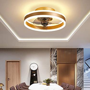 Imagem de Ventoinha de teto com luz LED ventiladores de teto com luzes e remotos para quartos, ventiladores de teto com luzes para ventiladores de teto de quarto com candeeiros ventilador de ventilador