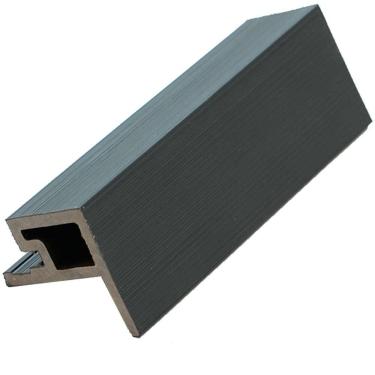 Imagem de Acabamento para Painel Ripado Modaza 1/2 WPC Externo, 4,95 x 290 cm, Nero
