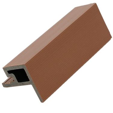 Imagem de Acabamento para Painel Ripado Modaza 1/2 WPC Externo, 4,95 x 290 cm, Nogueira