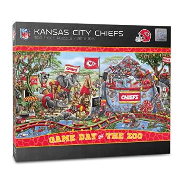 Imagem de YouTheFan Quebra-cabeça NFL Kansas City Chiefs Dia do Jogo no Zoológico 500 peças