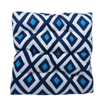 Imagem de Assento Para Cadeira Futon 60x60cm Cores Variadas Estampadas - CLICK H