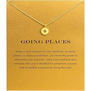 Imagem de Presentes de aniversário de Natal para filha da mãe, colar de corrente com pingente para mulheres, gargantilhas fofas para melhores amigas, colares de amizade combinando com cartão de mensagem, Small