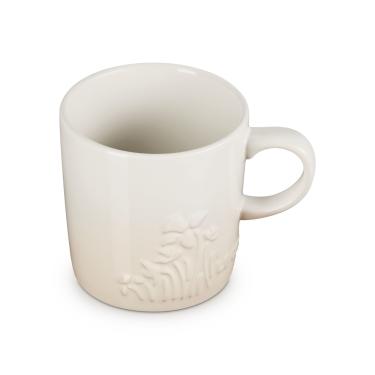 Imagem de CANECA LE CREUSET JARDIN 350ML EM CERAMICA COM RELEVO MERINGUE 80042357160003
