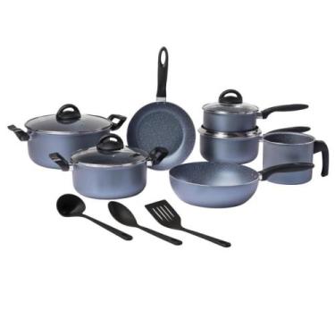 Imagem de Conjunto de Panelas Brinox 10 peças jeans 7305/201 Azul